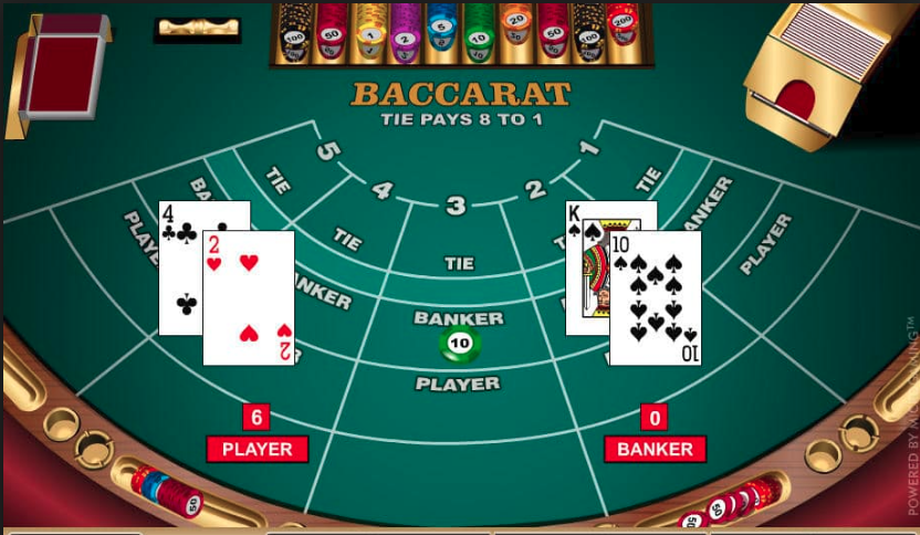 mesa de baccarat